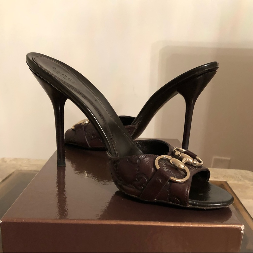 Gucci heel mule